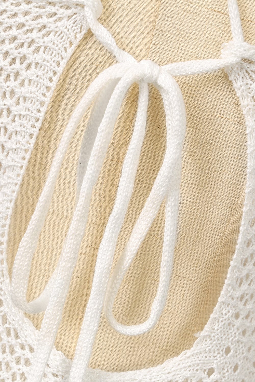 Open Knit Sheer Beach Tunic