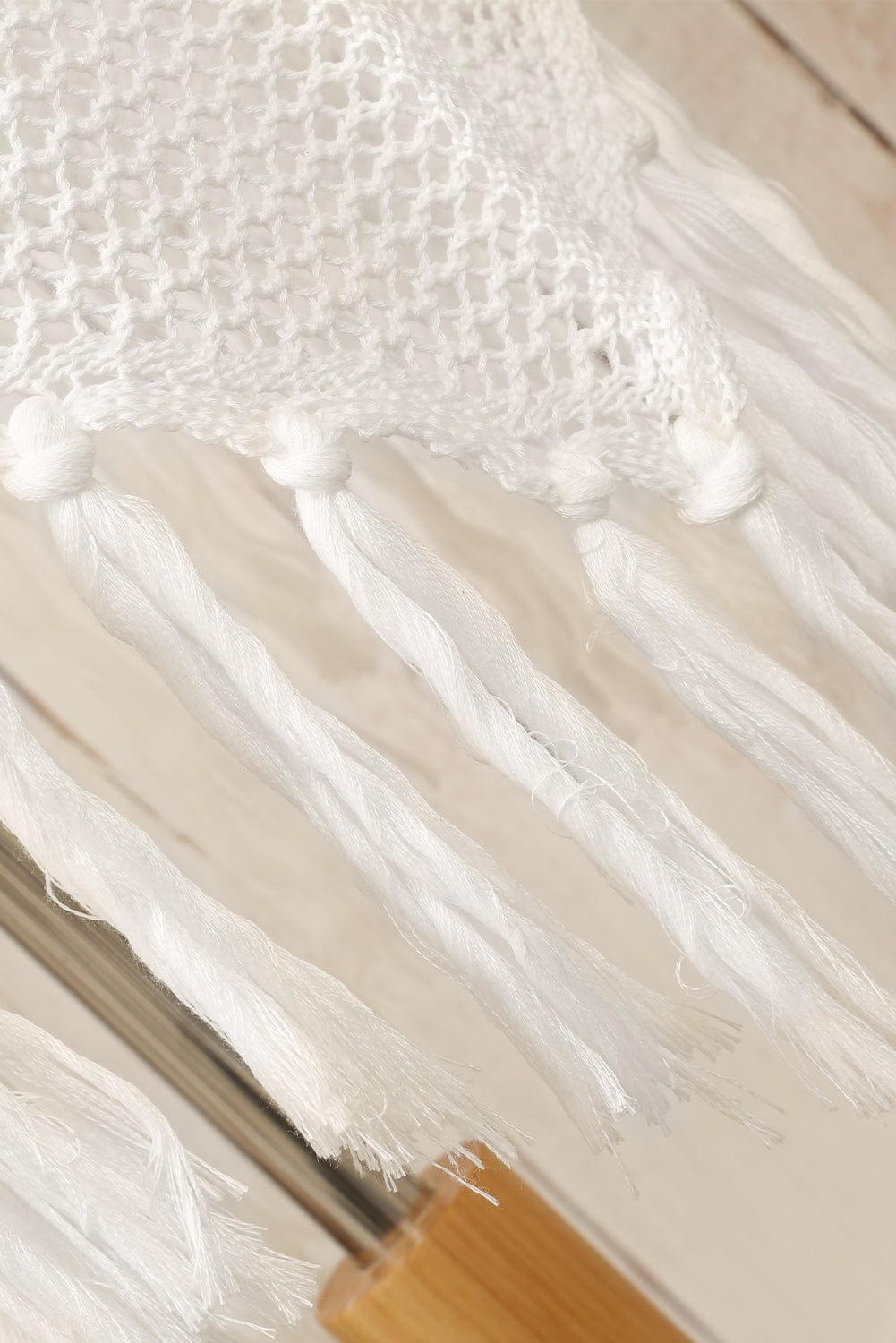 Open Knit Sheer Beach Tunic