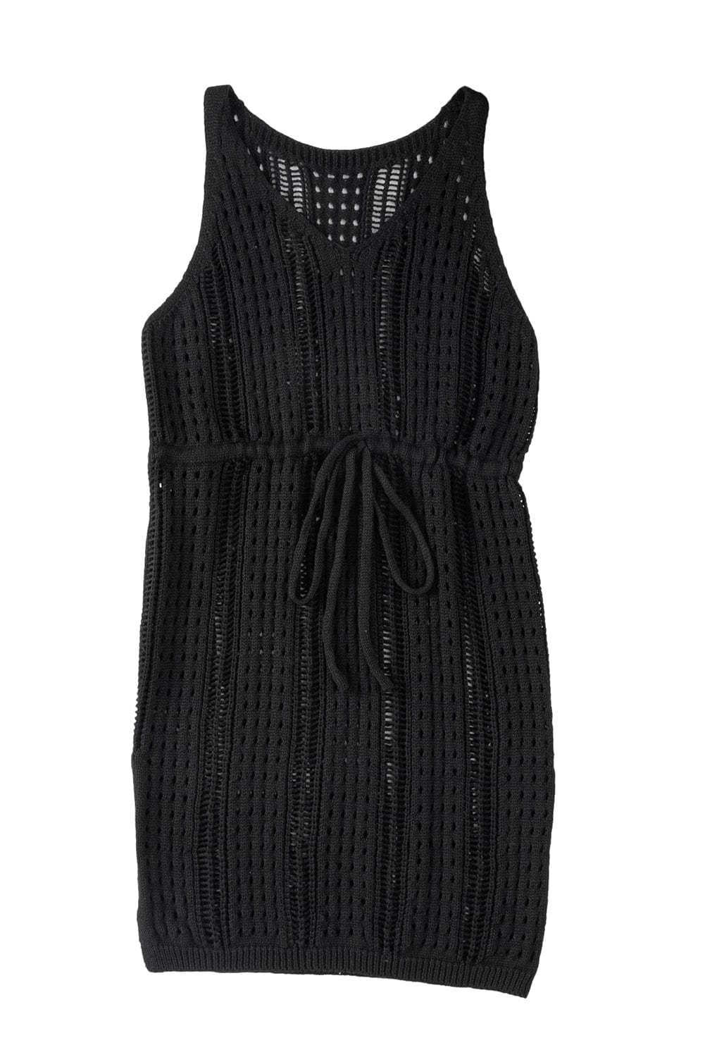 Open Knit Sheer Beach Tunic