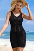 Open Knit Sheer Beach Tunic