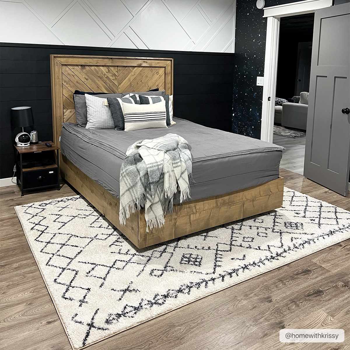 Alfombra lavable color beige Elyes