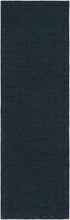 Brockton Solid Wool Dark Blue Area Rug