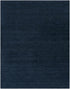 Brockton Solid Wool Dark Blue Area Rug