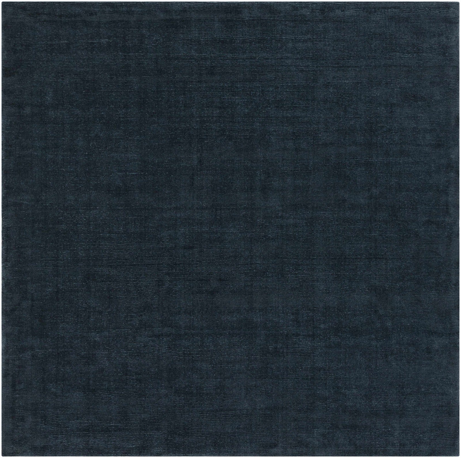 Brockton Solid Wool Dark Blue Area Rug
