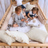 Montessori House Bed for Kids with Fence