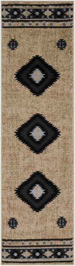 Alfombra azteca marrón Buckhaven