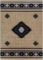 Alfombra azteca marrón Buckhaven