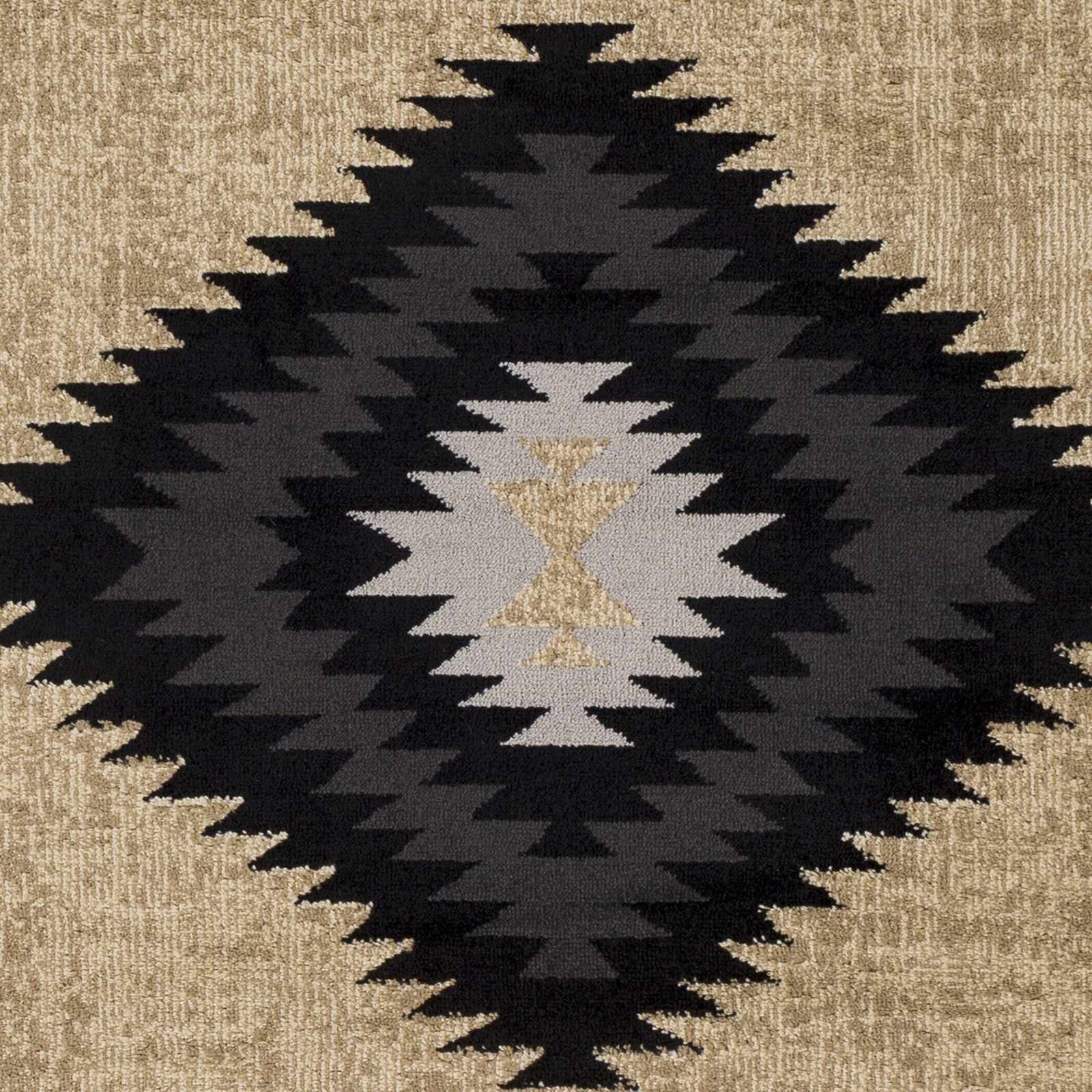 Alfombra azteca marrón Buckhaven