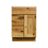 24 Inch Hickory Shaker Single Sink Bathroom Vanity with Drawers on the Left