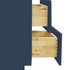 Mueble de baño con lavabo individual de 36 pulgadas, estilo shaker, color azul marino