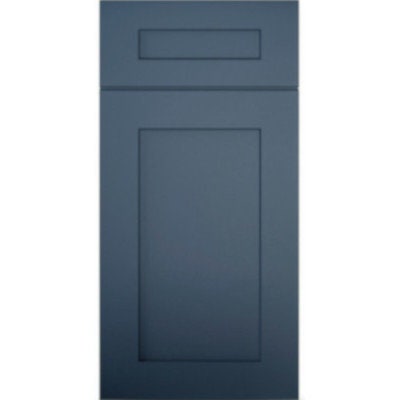 72 Inch Navy Blue Shaker Double Sink Bathroom Vanity with Drawers