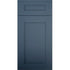Mueble de baño con dos lavabos y cajones de color azul marino de 72 pulgadas