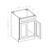Mueble de baño con lavabo individual de 24 pulgadas con mezclador espresso