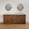 Mueble de baño rústico de 72 pulgadas con dos lavabos y cajones