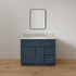 Mueble de baño con lavabo individual de 36 pulgadas, estilo shaker, color azul marino