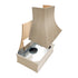 Campana extractora de madera sin terminar con frente curvo y moldura decorativa: anchos disponibles de 30", 36", 42", 48", 54" y 60"