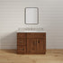 36 Inch Rustic Shaker Single Sink Bathroom Vanity with Drawers on the Left