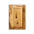 Mueble de baño con lavabo individual estilo shaker de nogal de 54 pulgadas y cajones