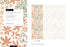 Floral Wallpaper with a Hand-Drawn Motif in Terracotta, Green, and Taupe - D166