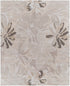 Ilfeld Athena Gray Floral Wool Rug