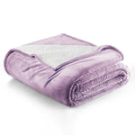 Velvet Plush Sherpa Bed Blanket - Sherpa Fleece Collection