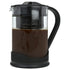 Cafetera de café frío Spigo con jarra de vidrio de borosilicato, color negro, 1 litro, 8 x 5 pulgadas