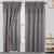 Cecilia Floral Embroidery Window Panel With Valance and Backing, 54x84 Inches