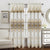 Caroline Floral Macramé Rod Pocket Window Panel With Attached Valance, 55x84 Inches