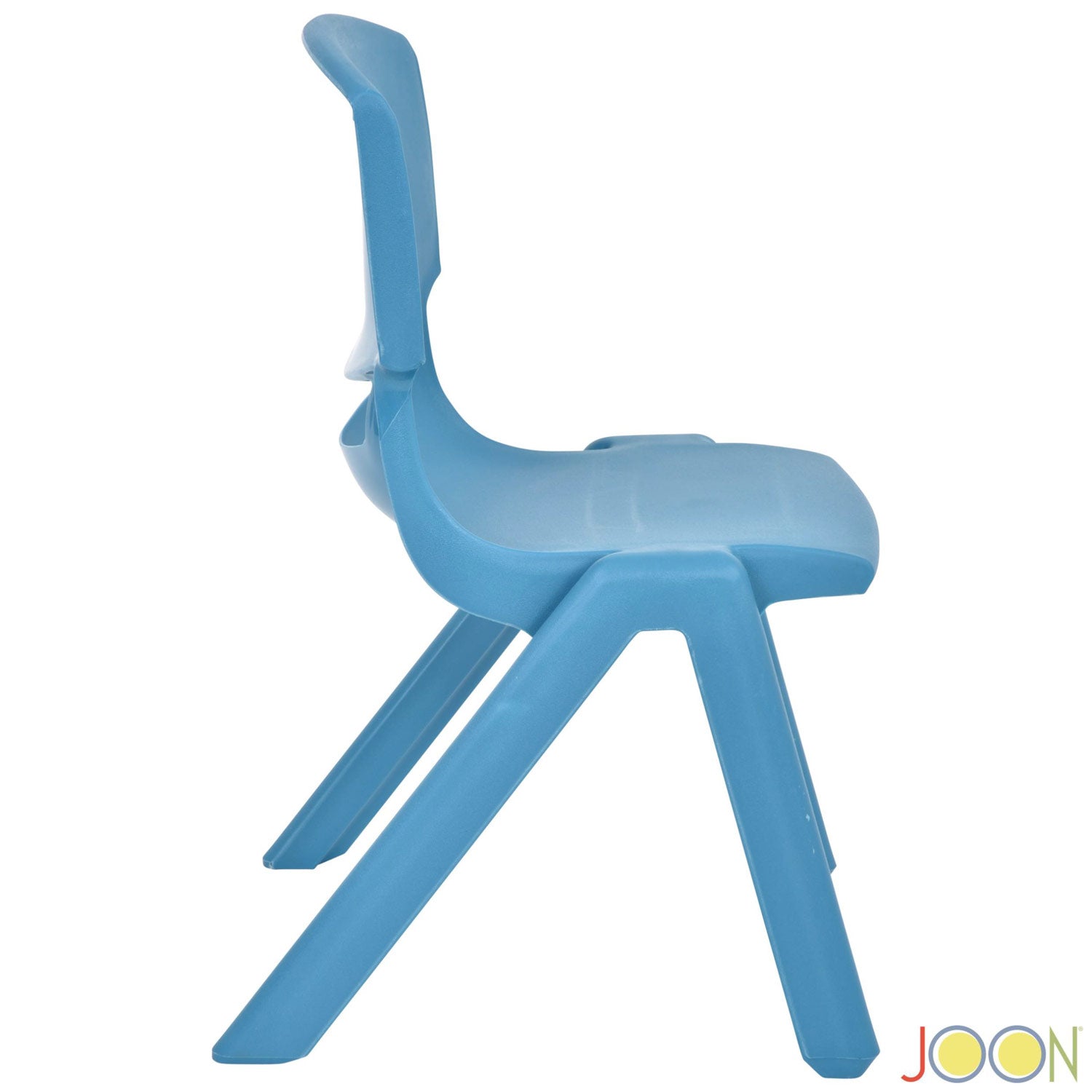 Sillas de aprendizaje apilables de plástico para niños JOON, azul cielo, 20,5 x 12,75 x 11 pulgadas, paquete de 2 (paquete de 2)