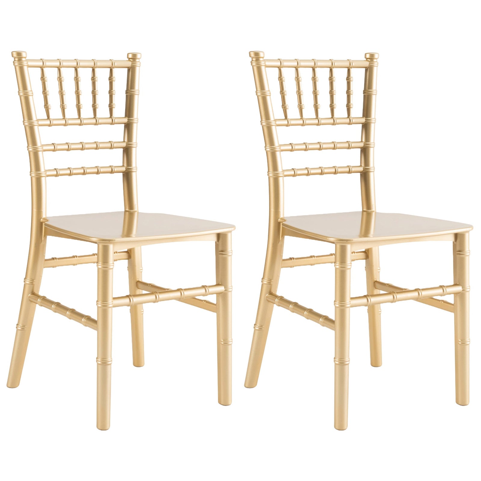 Sillas Tiffany Chiavari para niños JOON, paquete de 2, 25 x 13 x 14,5 pulgadas