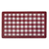 Buffalo Check Decorative Anti-Fatigue Mat, Burgundy-White, 18x30 Inches
