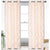 Viktoria 2 Pack Mettalic Foil Room Darkening Grommet Window Panel, 2-38x84 Inches