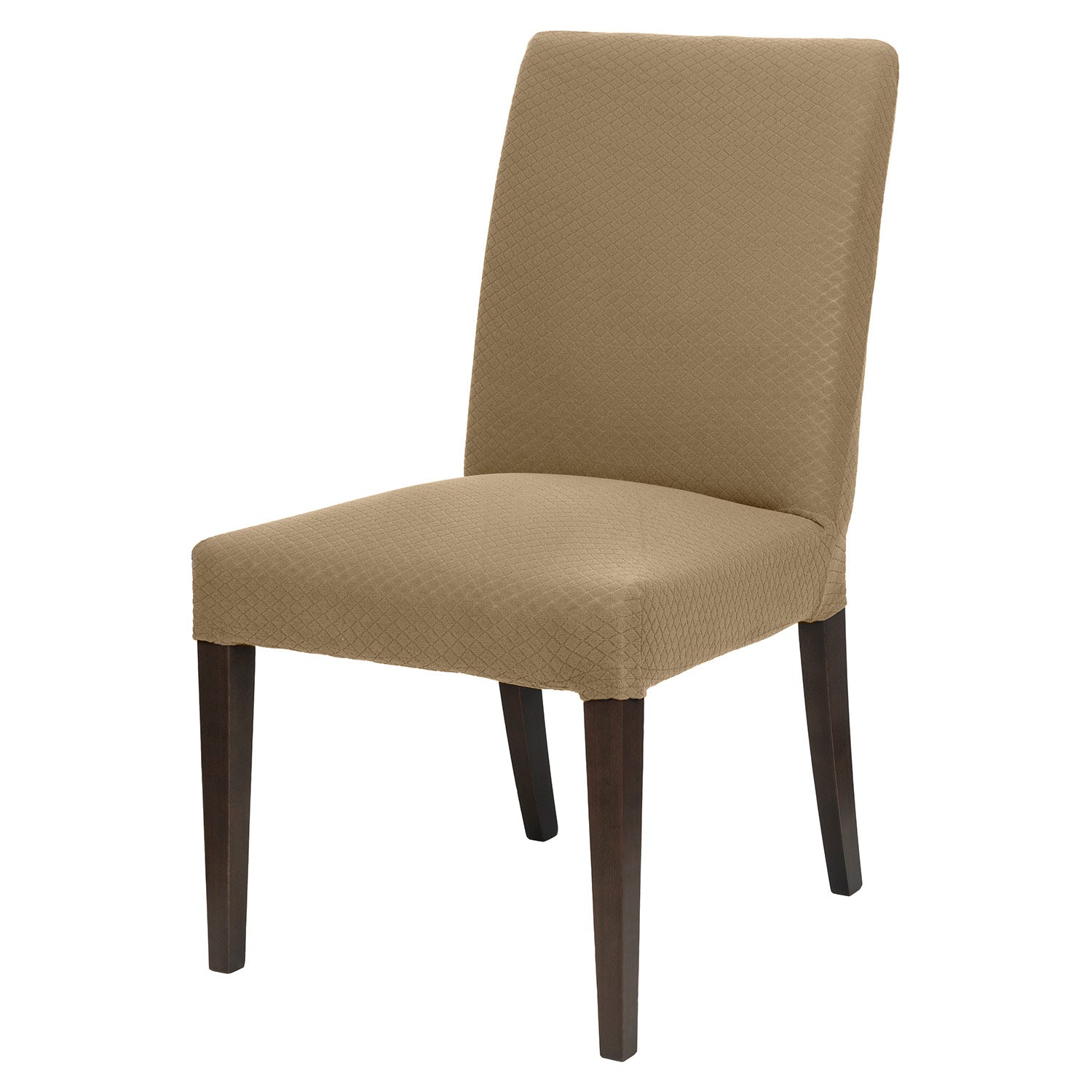 Funda elástica para silla de comedor Premium Vivian Diamond, 42 x 16 pulgadas