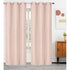 Serbia 2-Pack Room Darkening Embossed Leaf Grommet Window Panel, 76x84 Inches