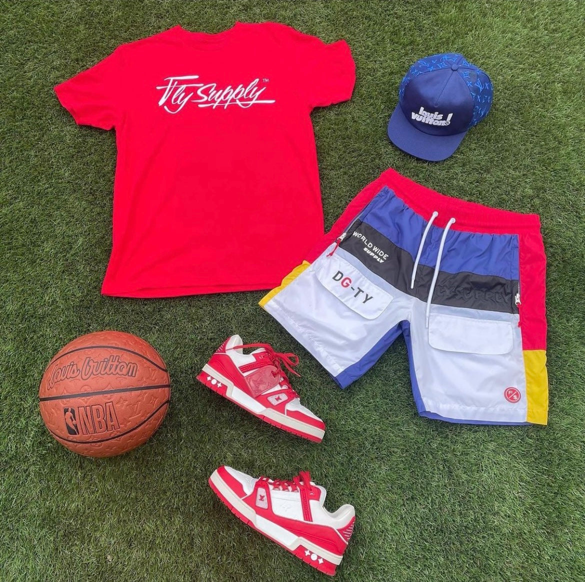 Fly Supply Logo: Red T Shirt