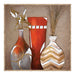 Premius Portofino Vases II With Mirror Cutouts, 14x14 Inches