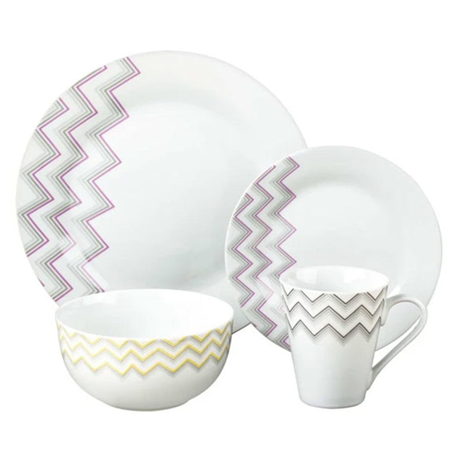 PREMIUS 16 Piece Ceramic Dinner Set, Heat Resistant Porcelain