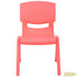 Sillas de aprendizaje apilables de plástico para niños JOON, coral, 20,5 x 12,75 x 11 pulgadas, paquete de 2 (paquete de 2)