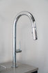 Grifo de cocina extraíble cromado Zeek F-KC06 