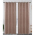 Elaine Embossed Metallic Room Darkening Grommet Window Panel, 54x90 Inches