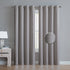 Angela Ribbed Textured Room Darkening Grommet Window Panel, 52x84 Inches