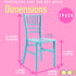 Sillas Tiffany Chiavari para niños JOON, paquete de 2, 25 x 13 x 14,5 pulgadas
