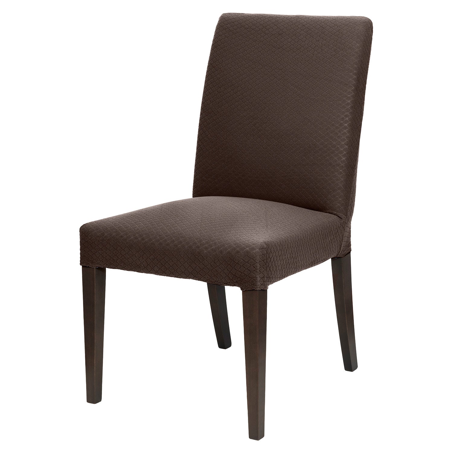 Funda elástica para silla de comedor Premium Vivian Diamond, 42 x 16 pulgadas