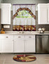 Achim Home Furnishings Coffee Tier And Swag Kitchen Curtain Set, 57 By 36-Inch, Brown