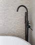 Zeek Floor Tub Faucet Matte Black F-TB51