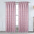 Cecilia Floral Embroidery Window Panel With Valance and Backing, 54x84 Inches