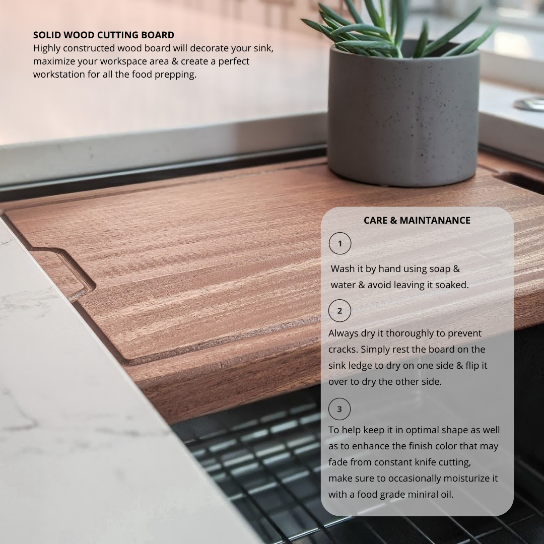 Fregadero de cocina Zeek Workstation de 32" de un solo tazón, color bronce mate, negro, para empotrar bajo encimera, con accesorios, revestimiento PVD Nano Tech ENZO ZW-B329