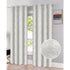 Emerson Jacquard Room Darkening Grommet Window Panel, 54x84 Inches