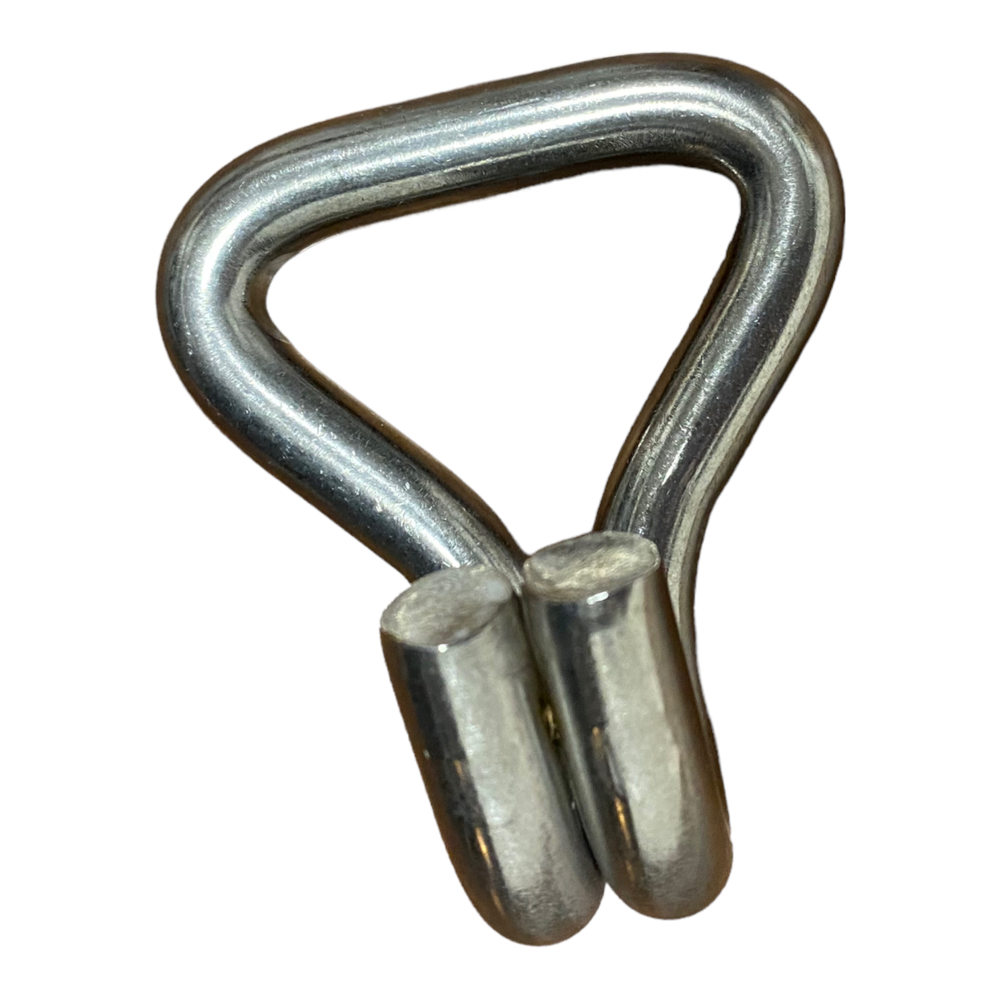 Ganchos dobles en forma de "J" de acero inoxidable de 2" | Paquete de 4