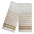 Juego de toallas de cocina Fouta de 2 piezas con diseño de rayas finas de Popular Home, 16 x 28 pulgadas